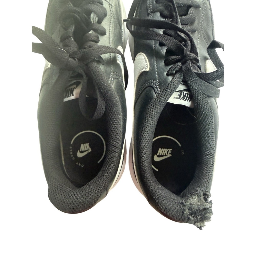 Nike Court Vision Alta LTR (Womens Size 11.5) Shoes DM0113 Black White - Picture 7 of 9